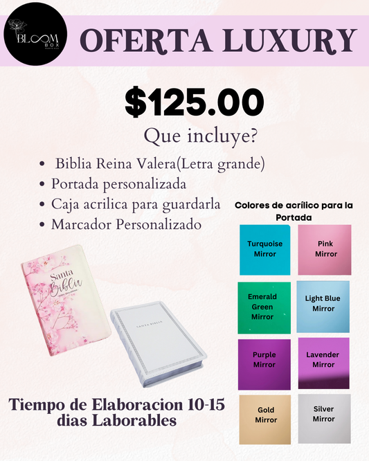 Biblia Personalizada Deluxe